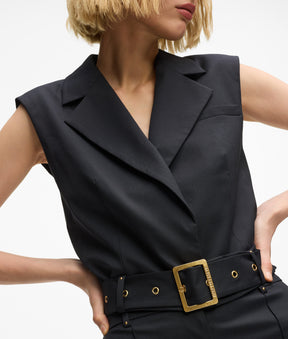 Karl DNA studded gilet