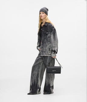 Bleached denim jacket