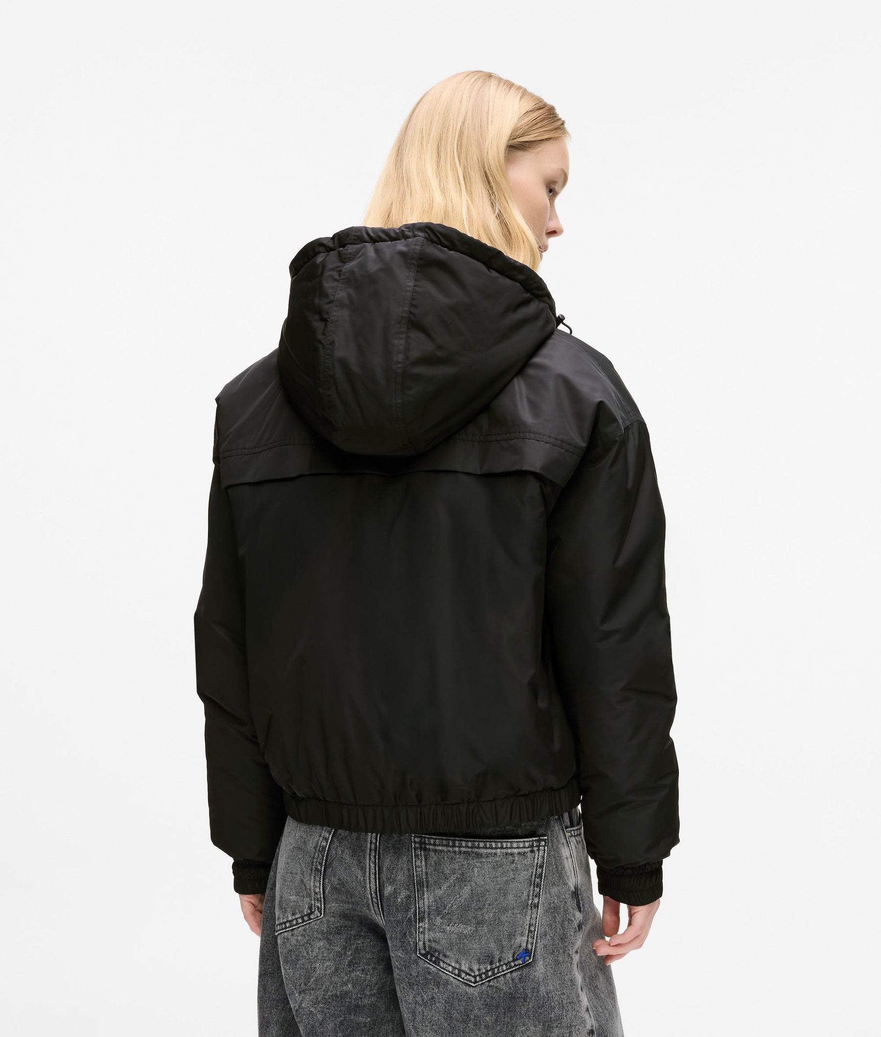Lightly padded hooded jacket