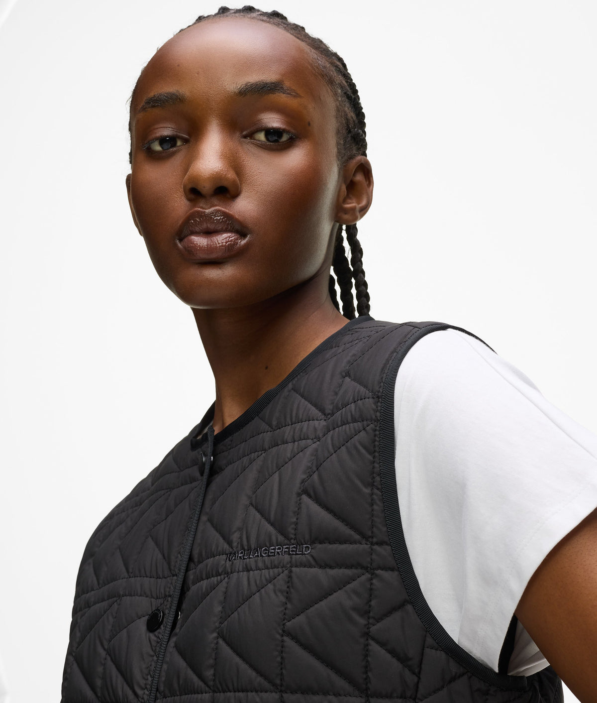 Lightweight quilted gilet