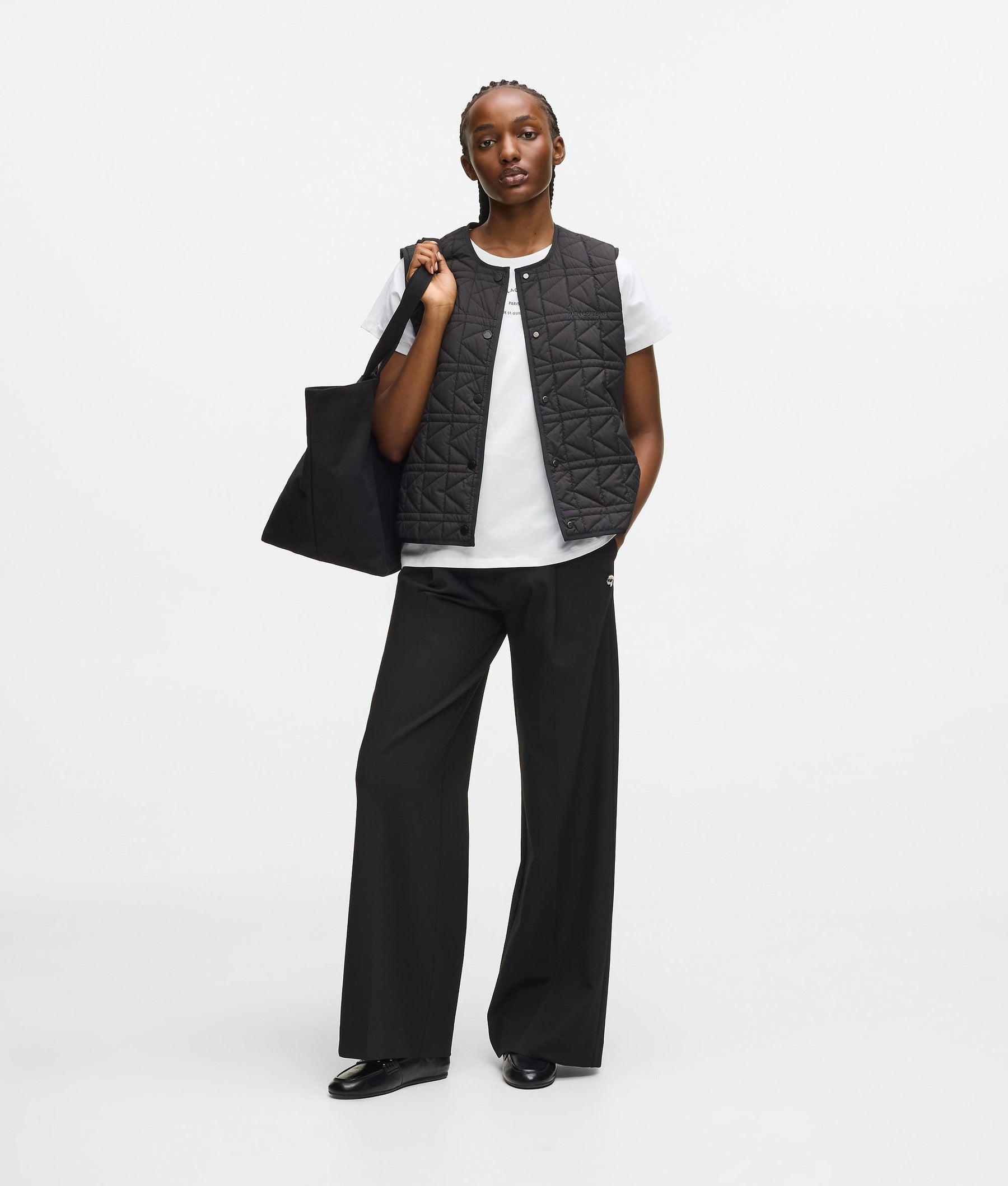 Lightweight quilted gilet