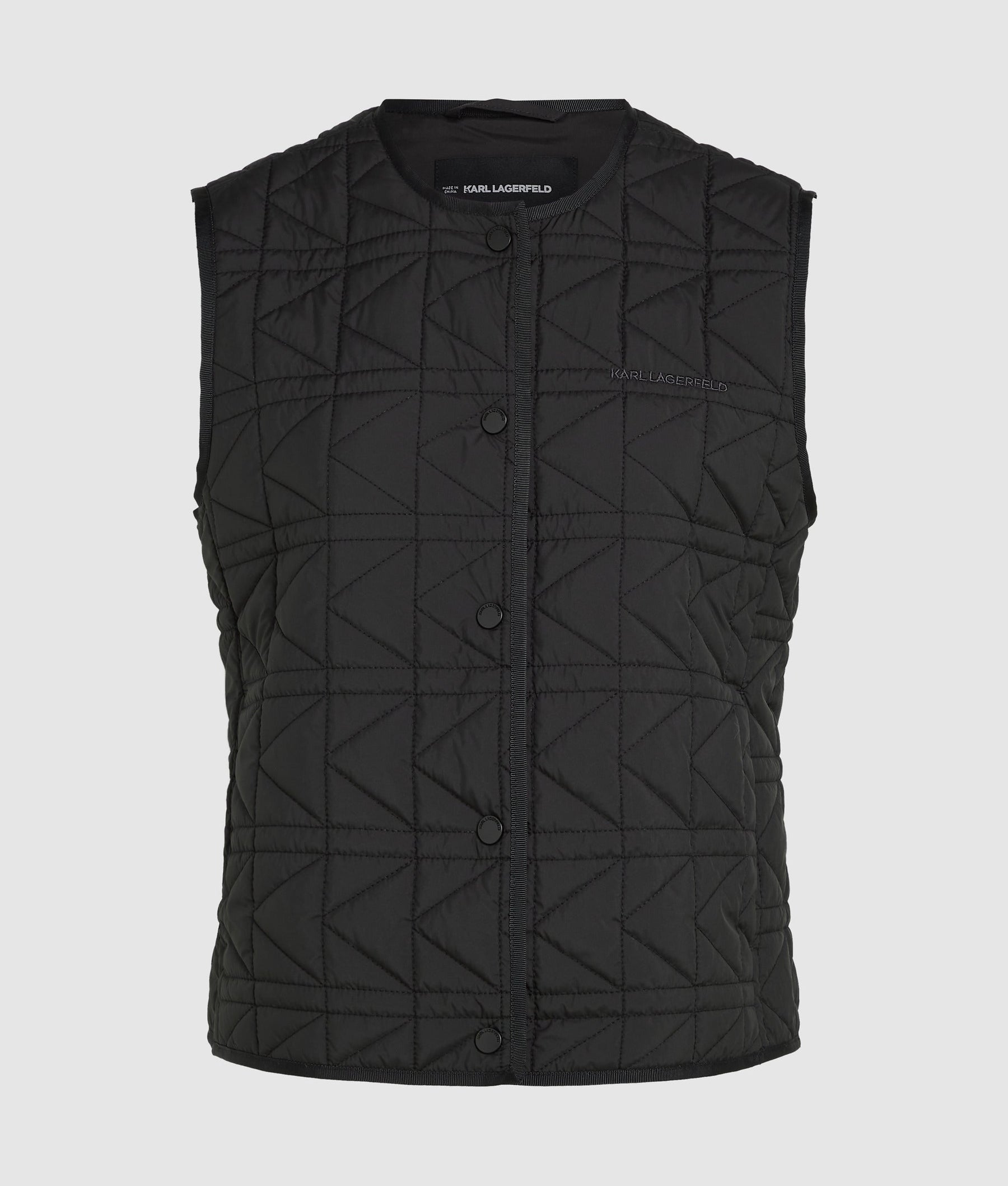 Lightweight quilted gilet