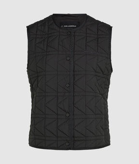 Lightweight quilted gilet