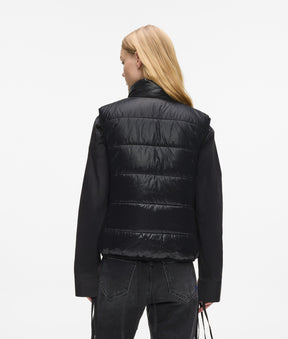 Reversible padded gilet