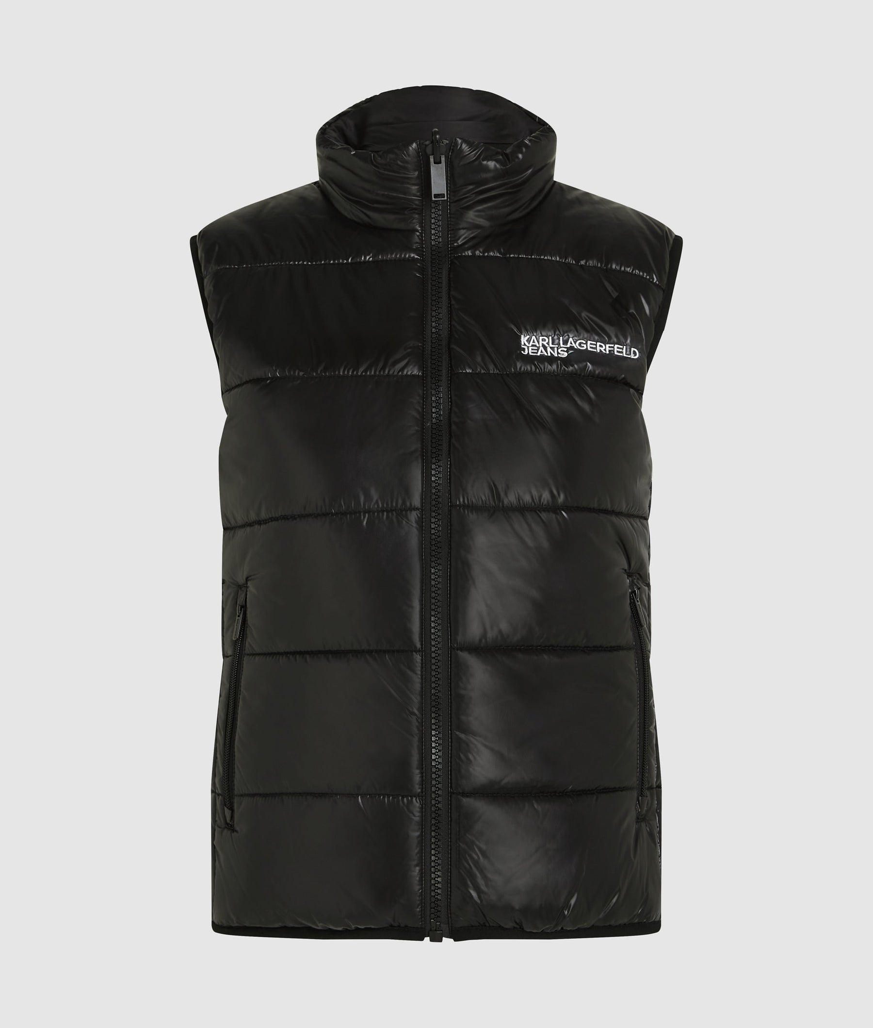 Reversible padded gilet