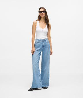 Autograph ribbed vest