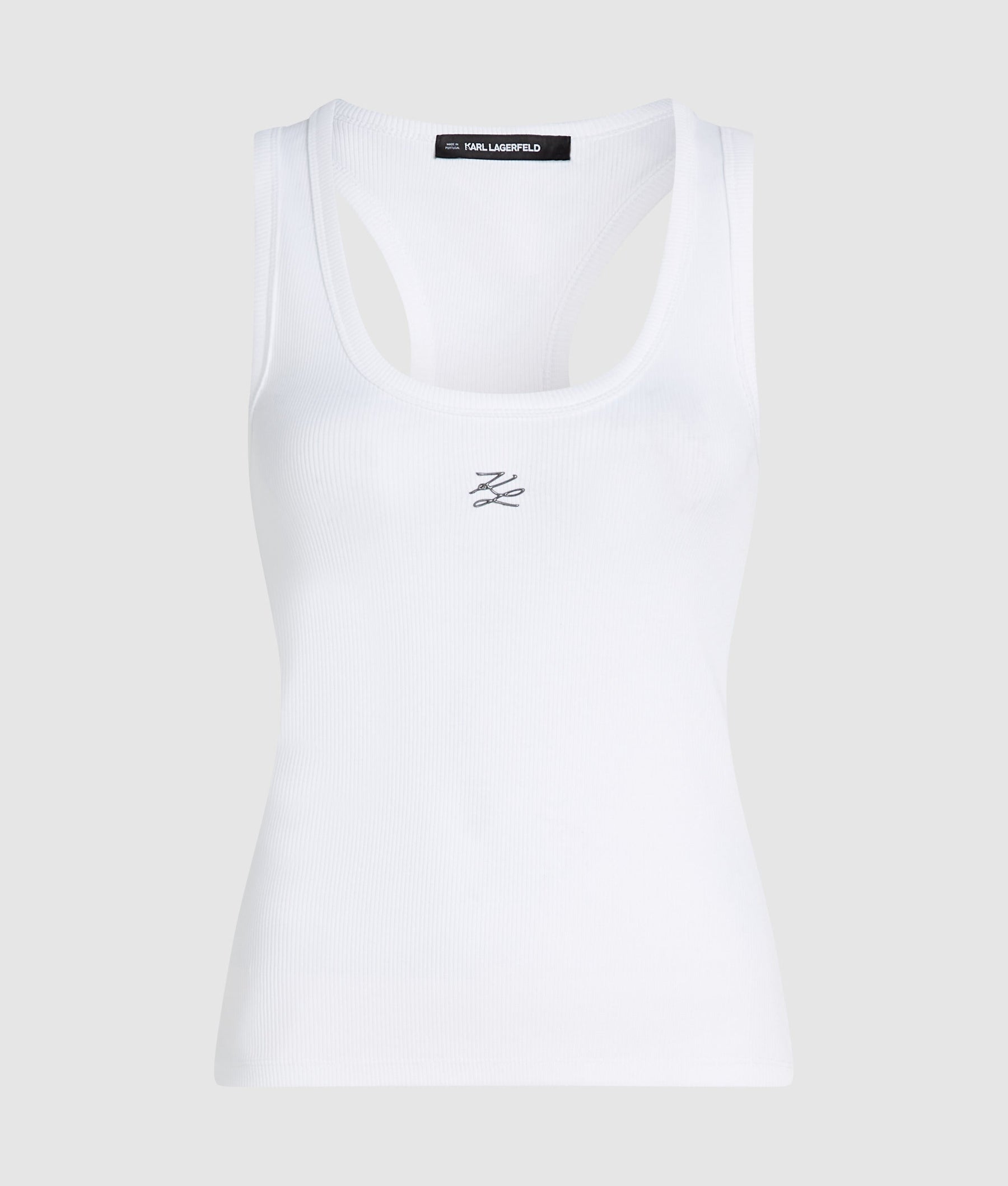 Autograph ribbed vest