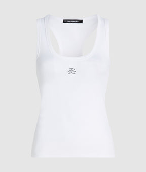 Autograph ribbed vest