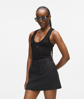 Autograph ribbed vest