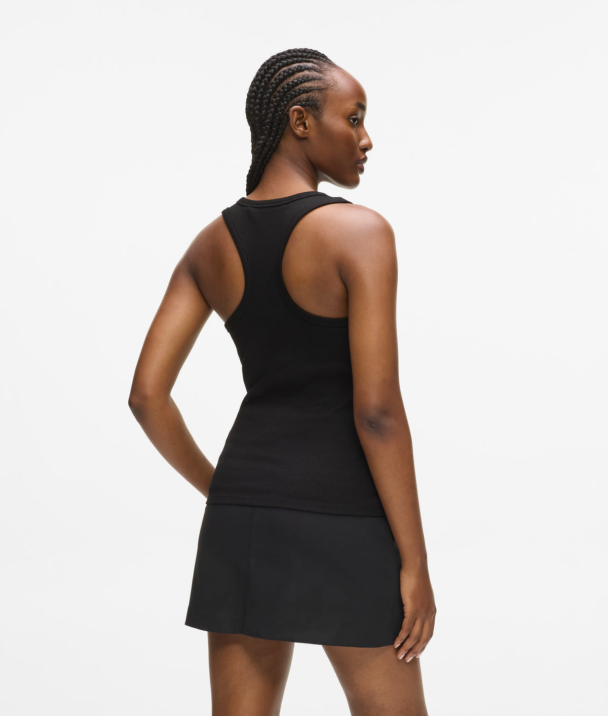 Autograph ribbed vest