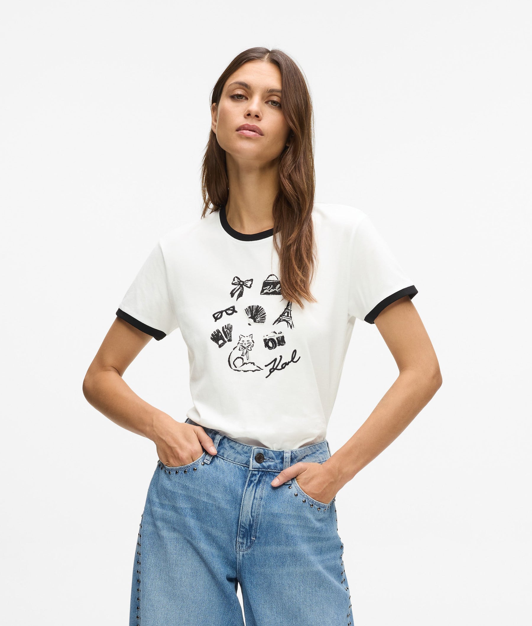 Karl charms T-shirt