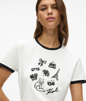 Karl charms T-shirt