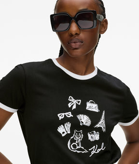 Karl charms T-shirt