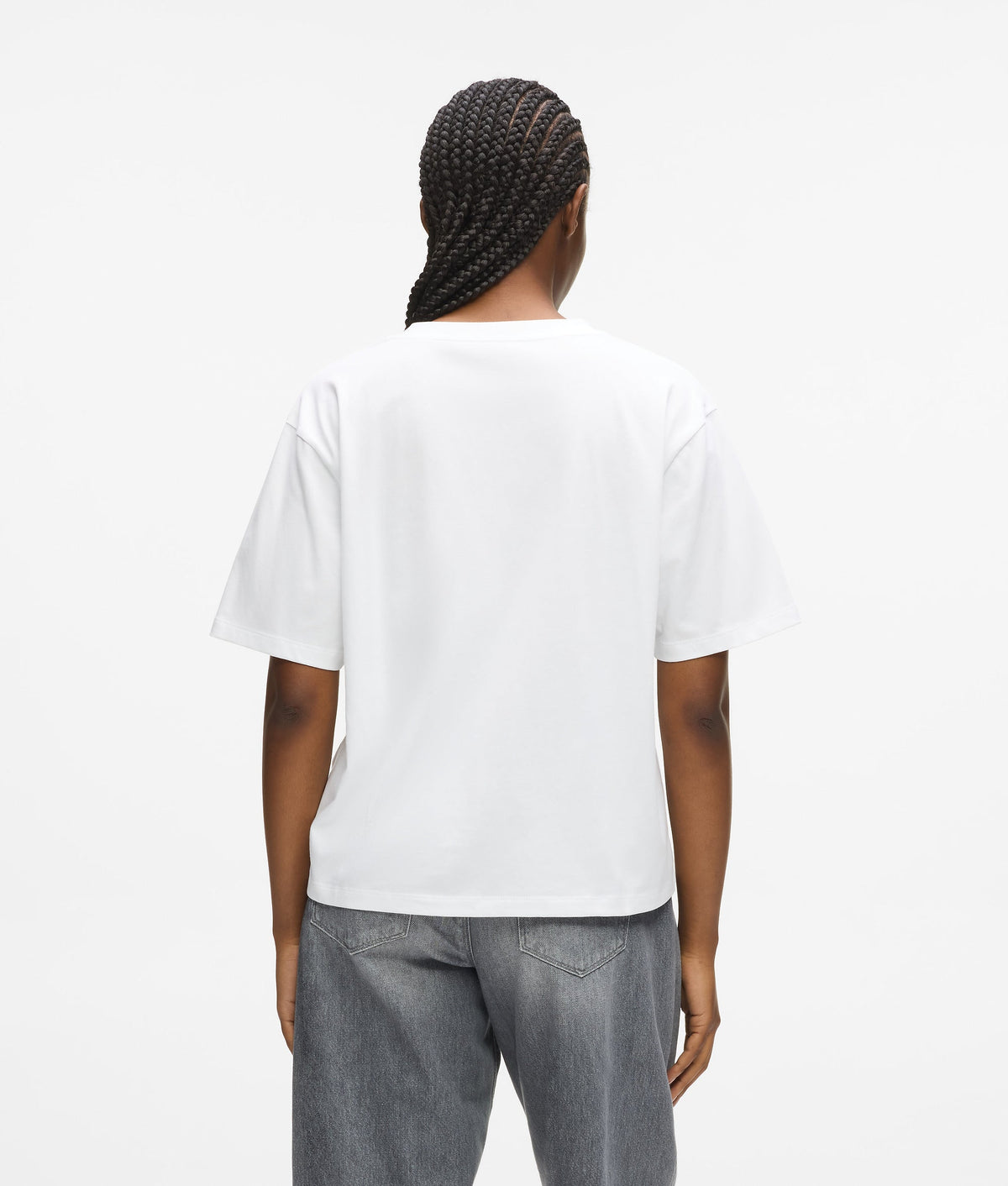 Signature hem V-neck T-shirt