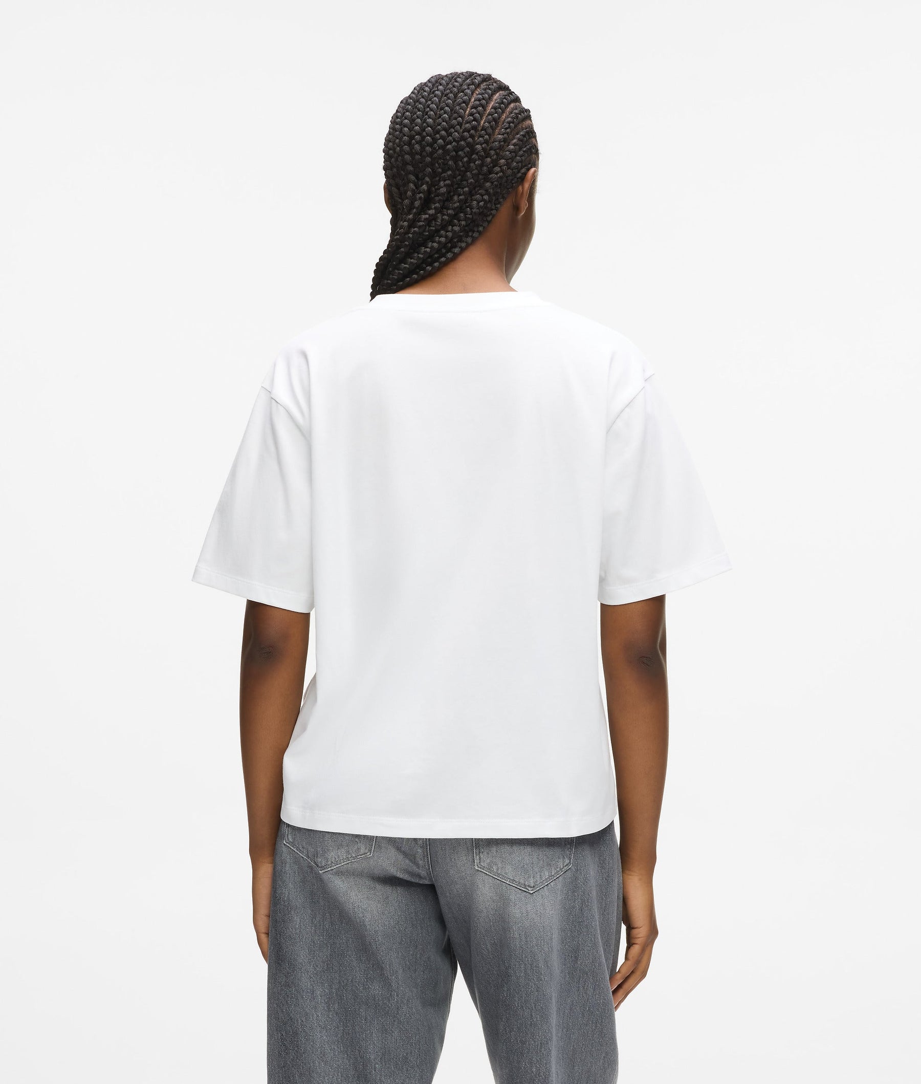 Signature hem V-neck T-shirt