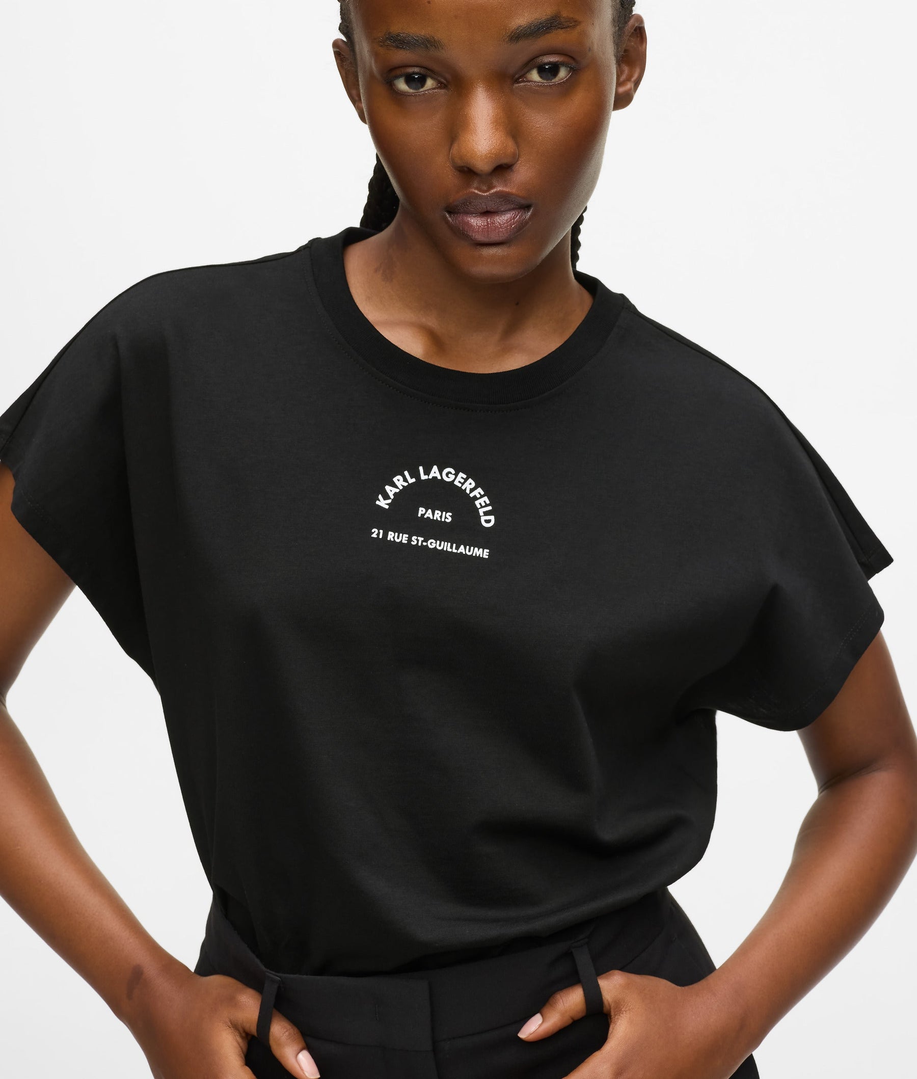 Rue St-Guillaume glitter T-shirt