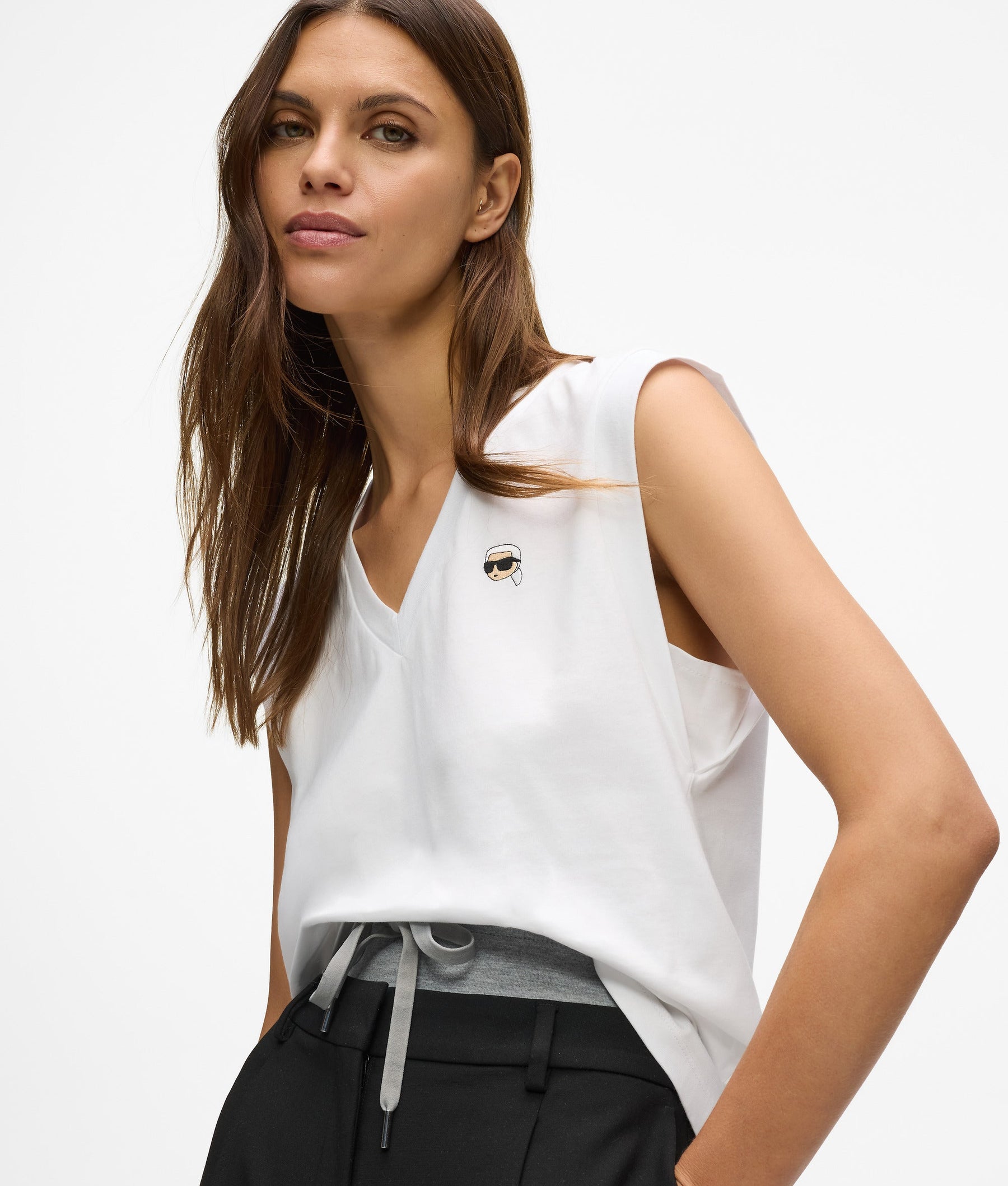 Ikon V-neck tank top