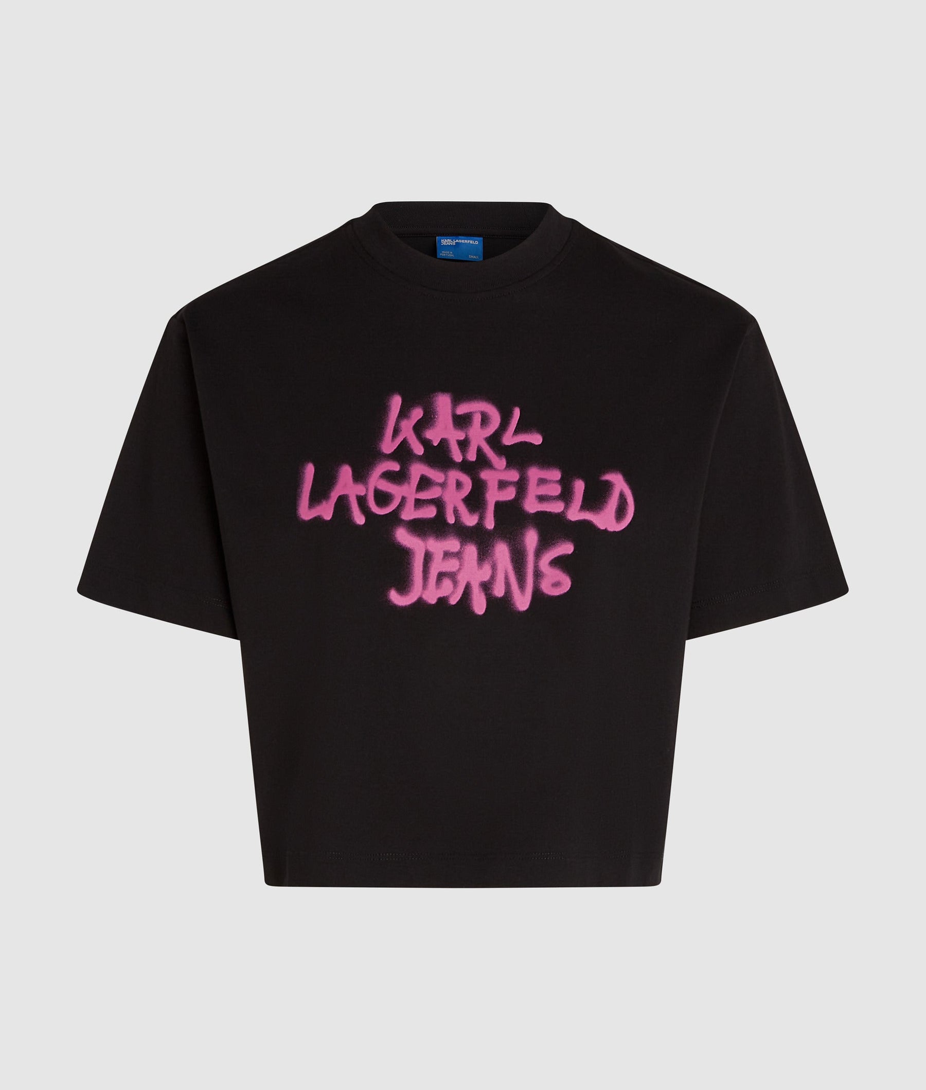 Cropped graffiti T-shirt