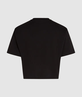 Cropped graffiti T-shirt