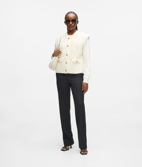 Bouclé waistcoat
