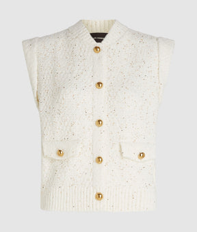Bouclé waistcoat
