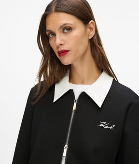 Karl DNA zip-up sweatshirt