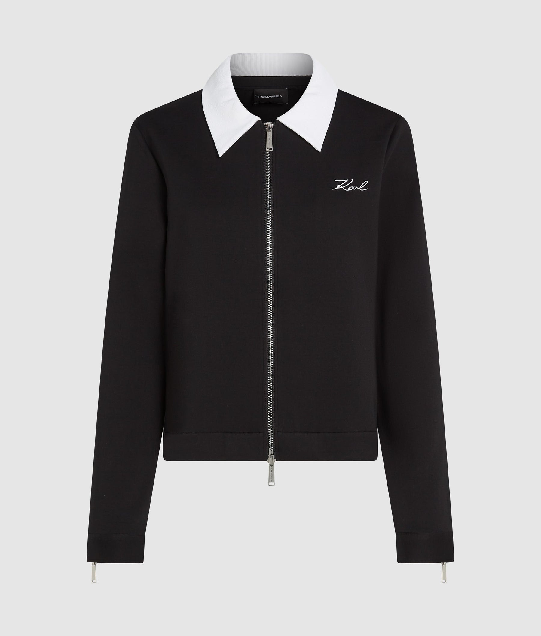 Karl DNA zip-up sweatshirt