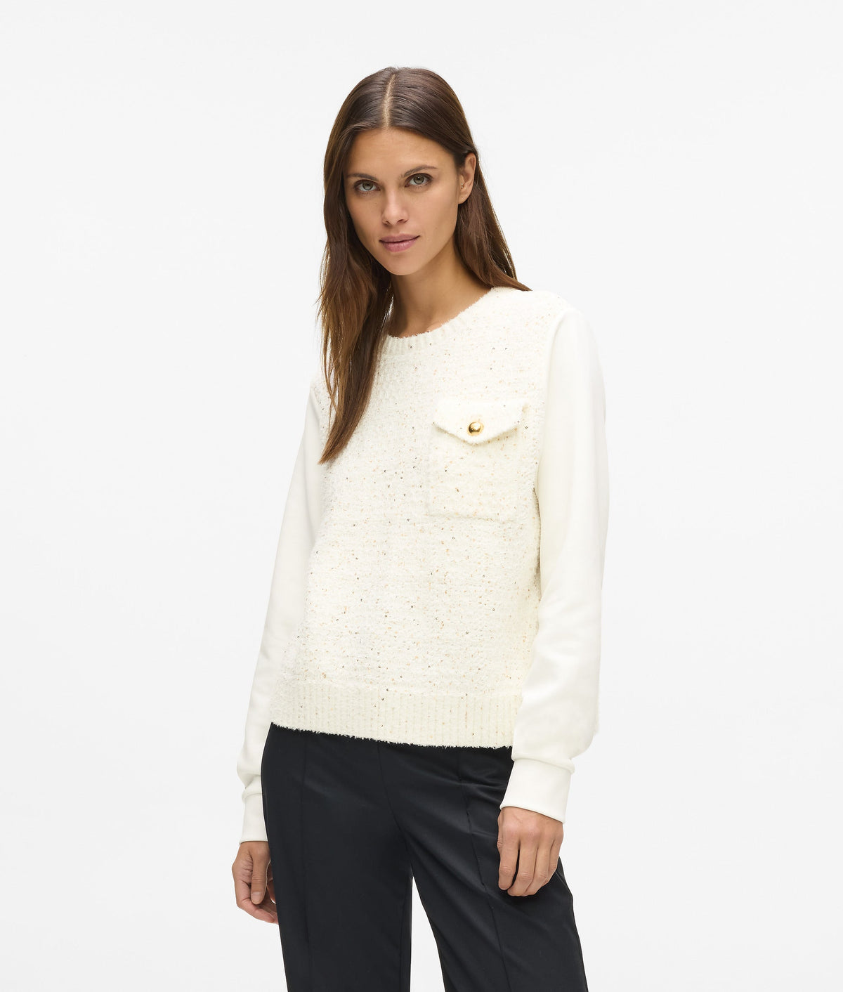 Bouclé sweatshirt