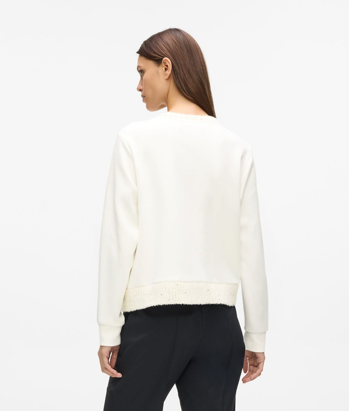 Bouclé sweatshirt