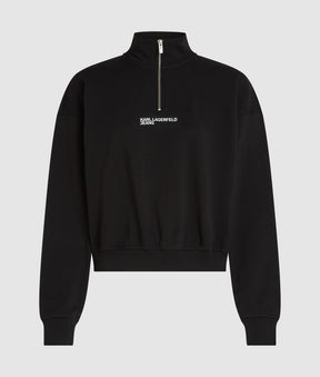Half-zip sweatshirt