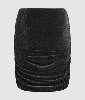 Metallic beach skirt