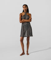 Metallic beach dress