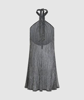 Metallic beach dress