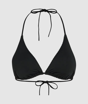 Scallop triangle bikini top