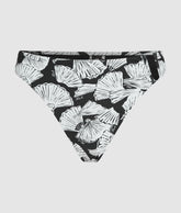 Fan print bikini bottoms