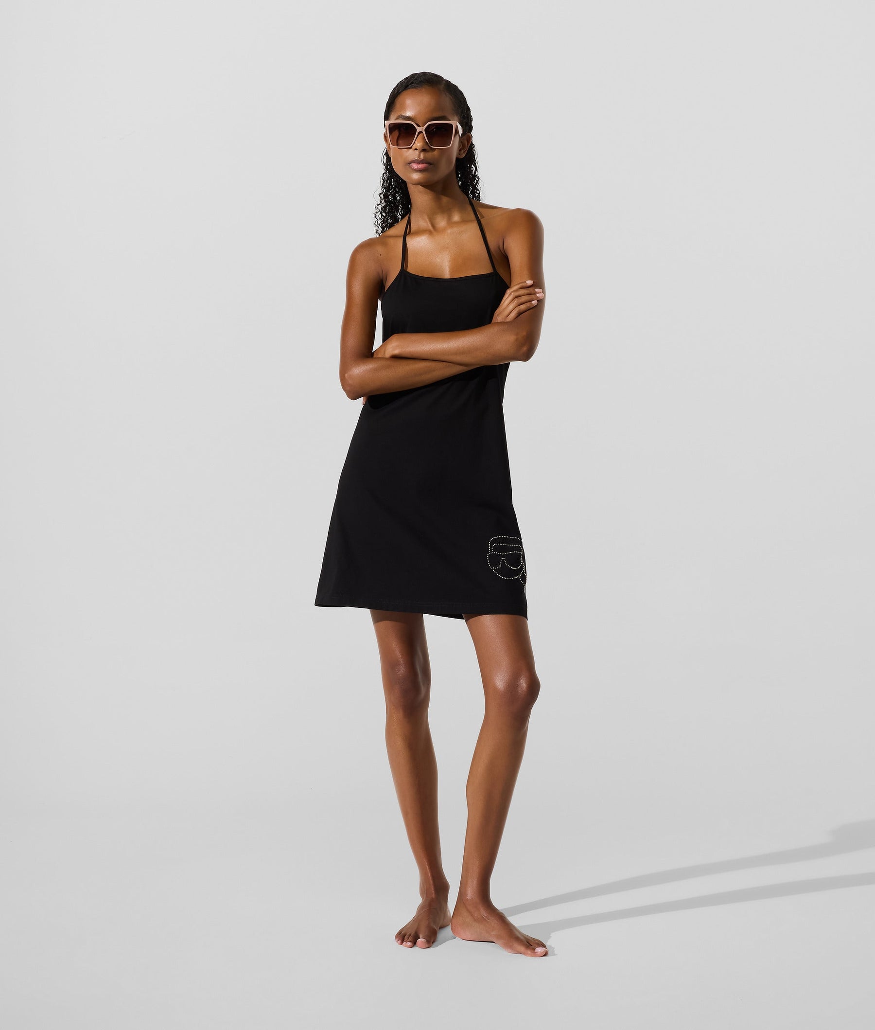 Ikon rhinestone beach dress