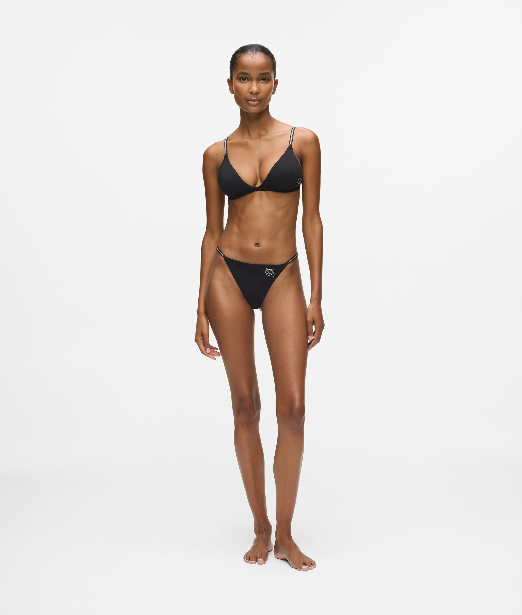 Ikon rhinestone triangle bra