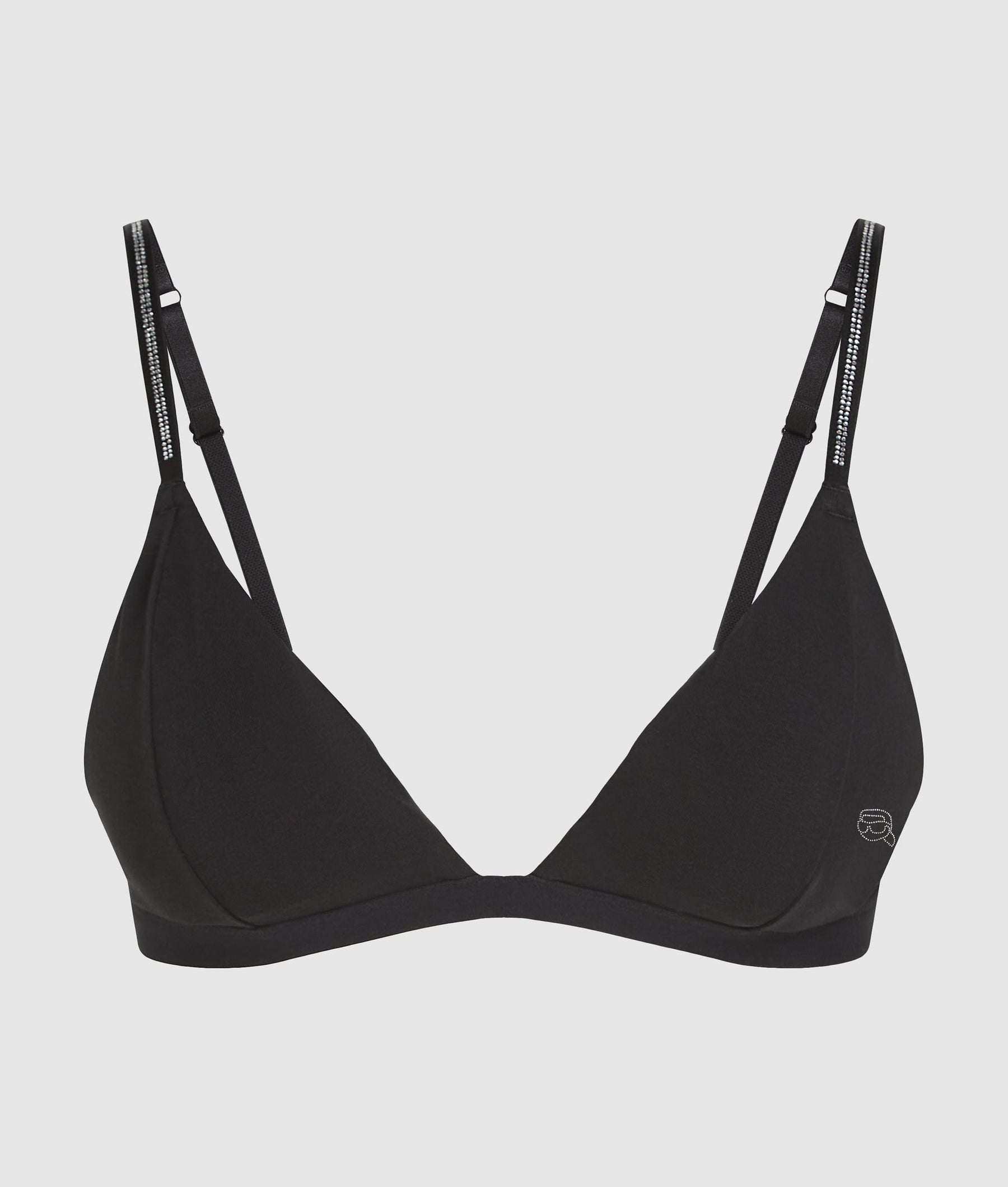 Ikon rhinestone triangle bra