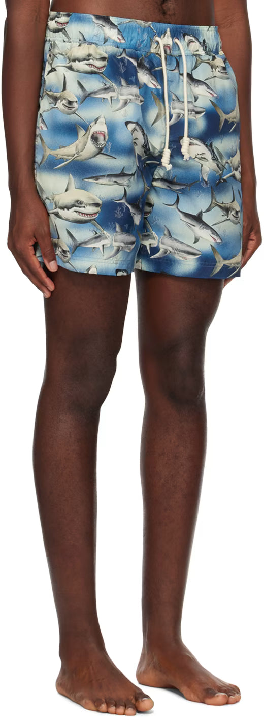Blue Sharks Swim Shorts