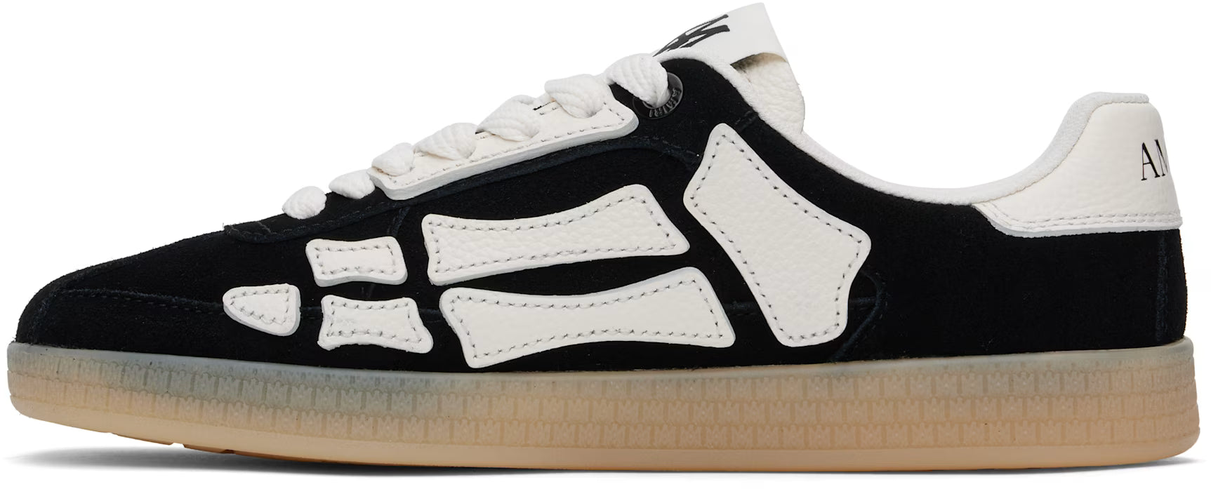 AMIRI Black & White Pacific Bones Sneakers
