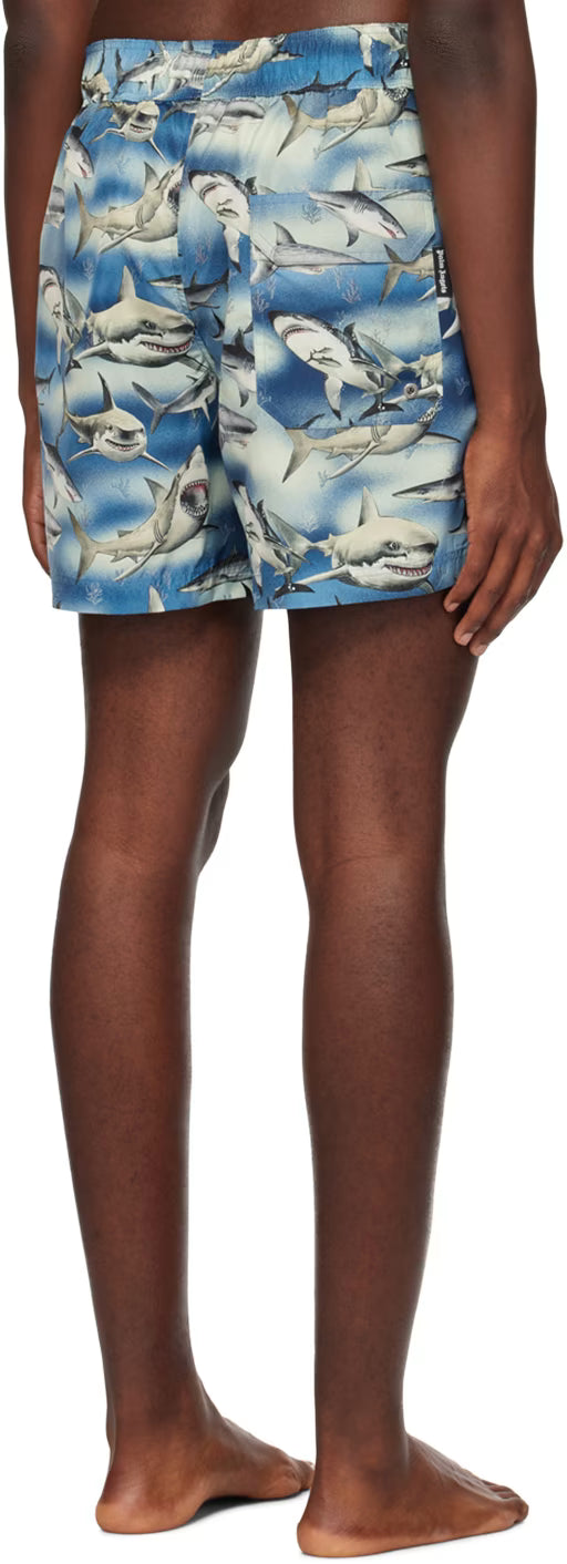 Blue Sharks Swim Shorts