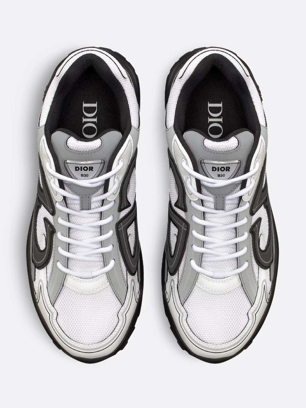 DIOR B30 SNEAKERS WHITE / GREY