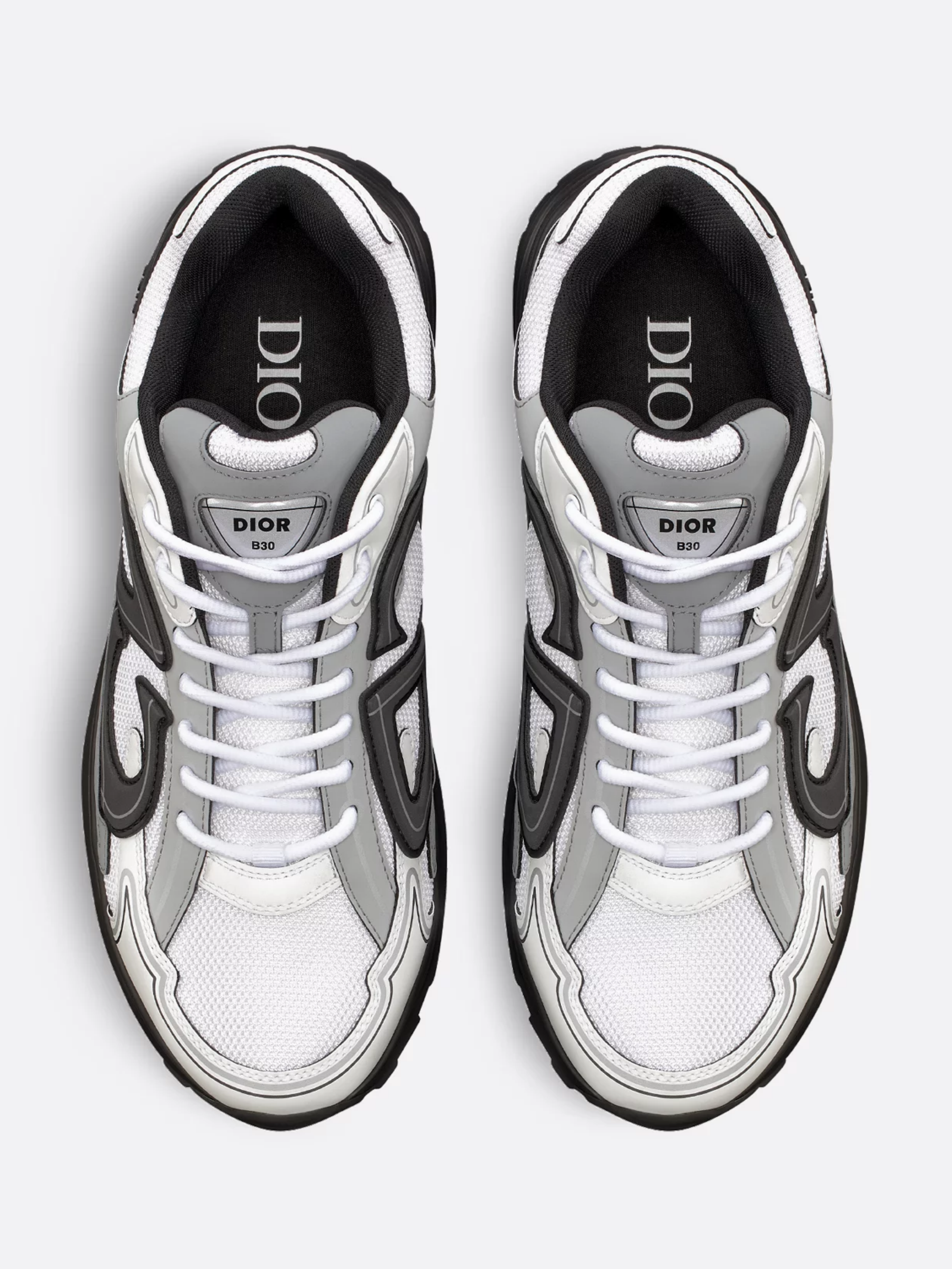 DIOR B30 SNEAKERS WHITE / GREY