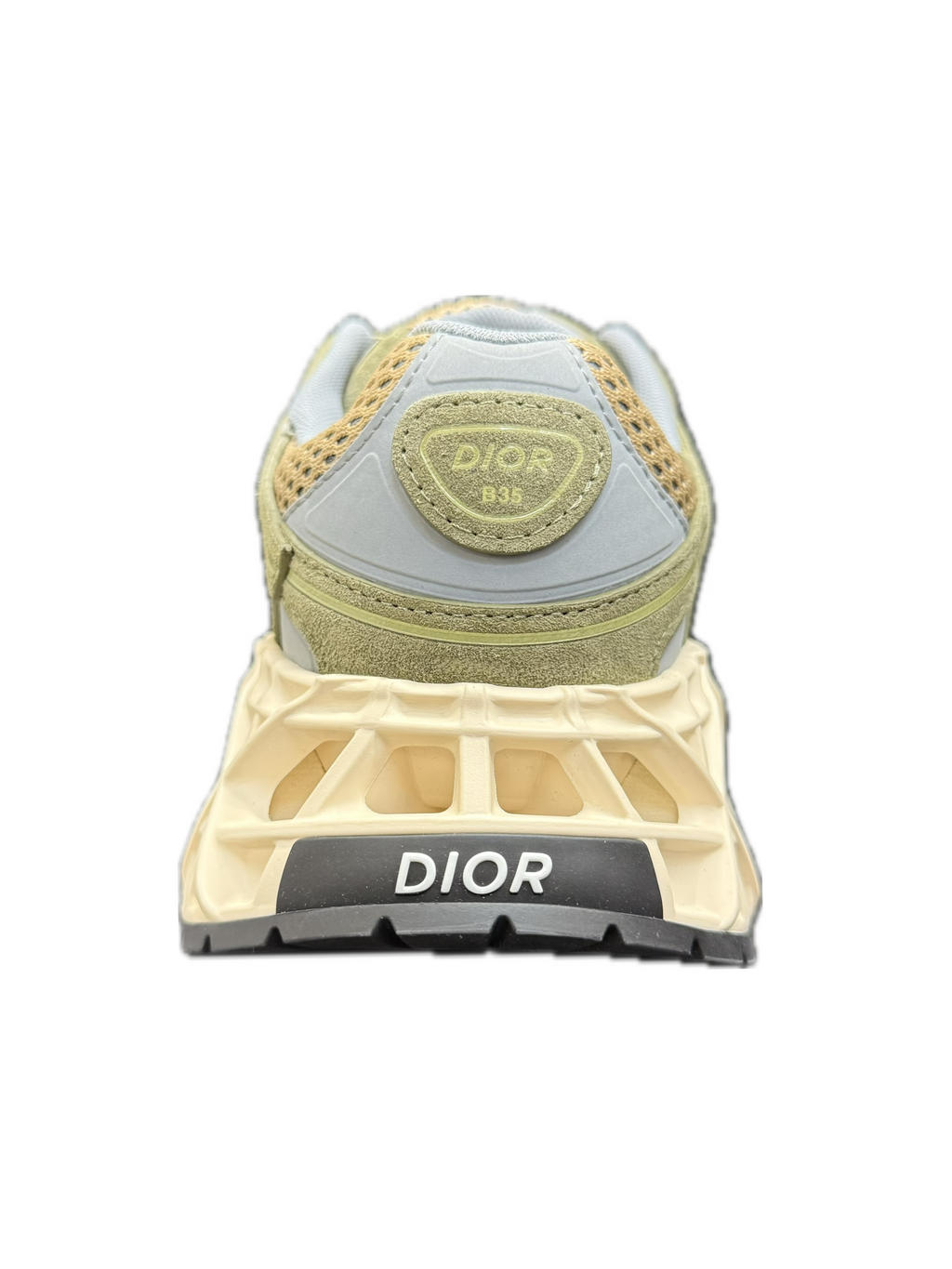 DIOR B35 NXXT SNEAKERS BEIGE MESH / KHAKI SUEDE