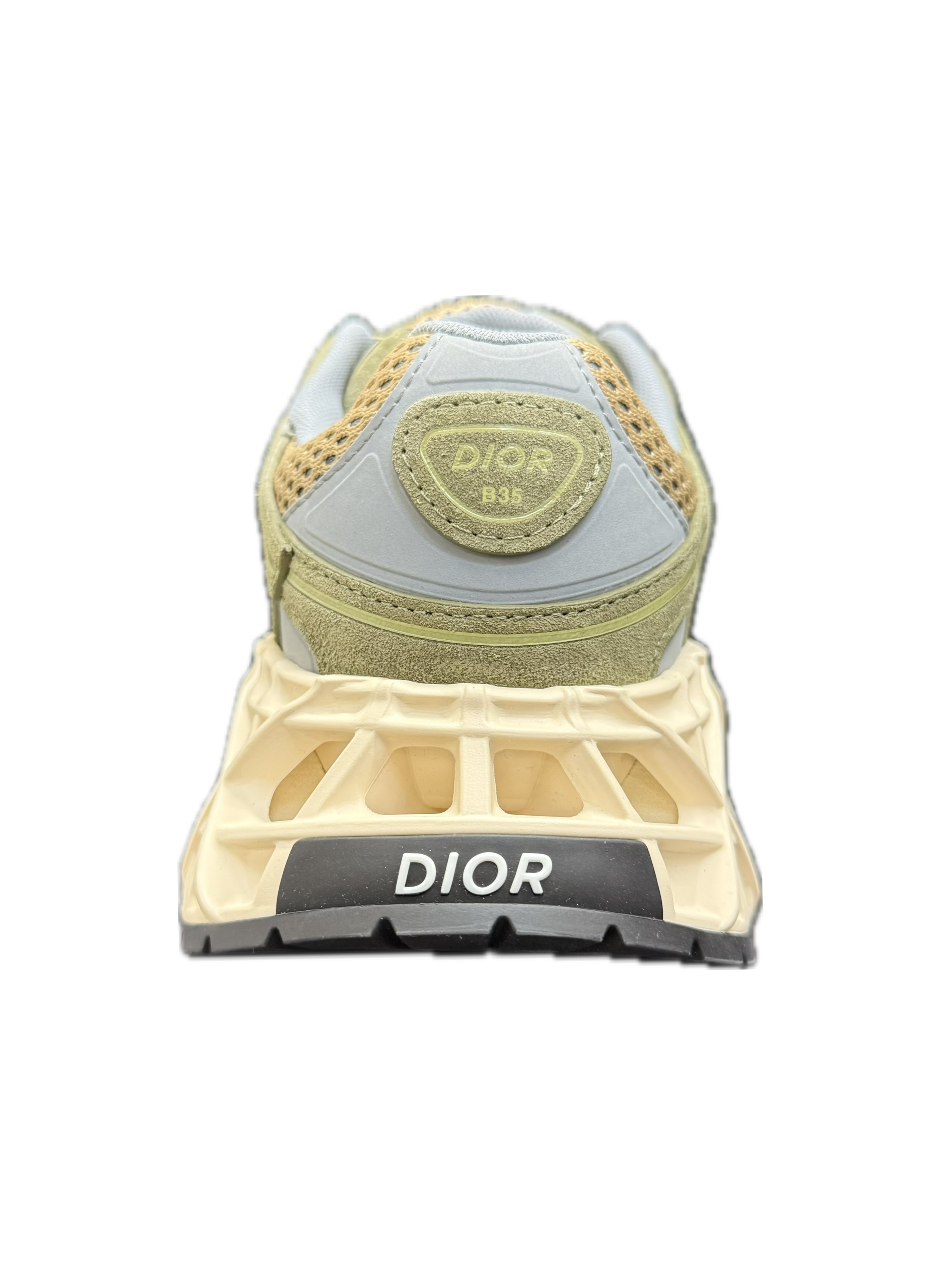 DIOR B35 NXXT SNEAKERS BEIGE MESH / KHAKI SUEDE