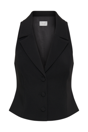 Mura Suiting Vest - Black