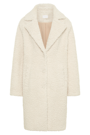 Izzy Boucle Coat - Cream