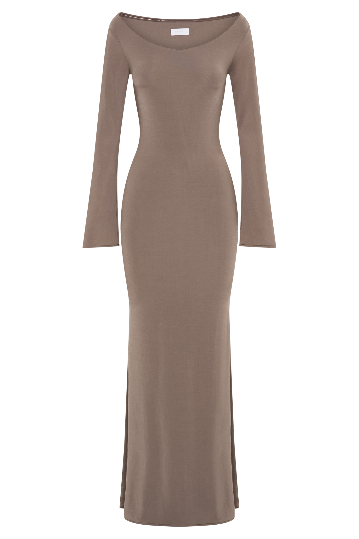 Millicent Slinky Long Sleeve Maxi Dress - Coco