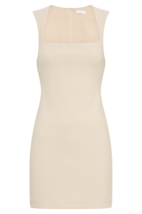 Frida Crepe Mini Dress - Ivory
