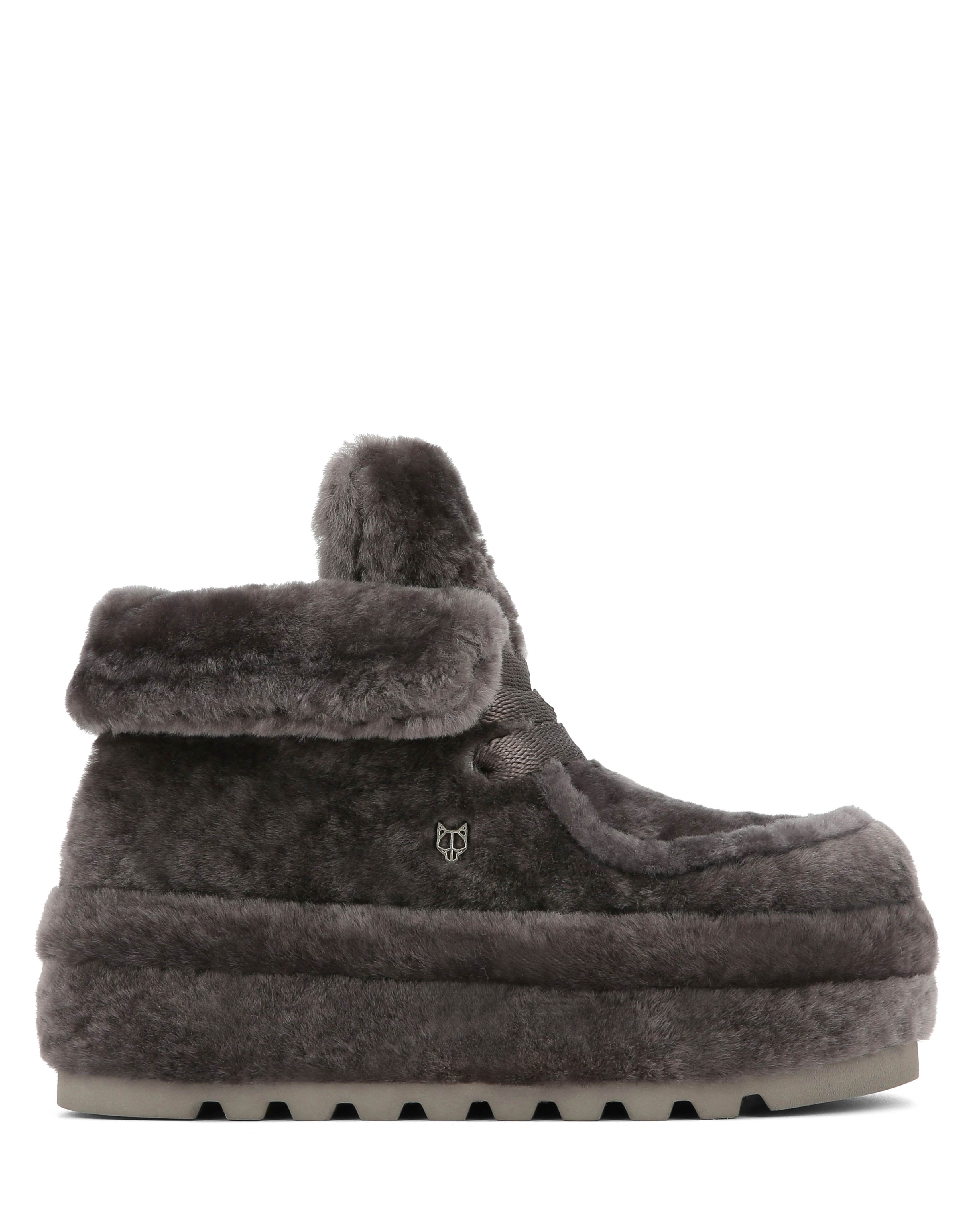 Bambi Slate Grey Shearling